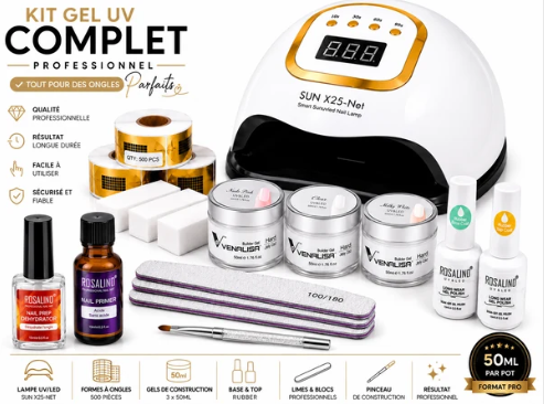 Kit Gel UV Complet — mode d'emploi étape par étape, Nolivia