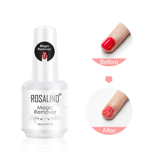 Dissolvant semi-permanent ROSALIND Magic Remover 15 ml