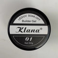 Gel UV Klana Builder Gel – Clear #01 (60g) - gel UV ongles Nolivia