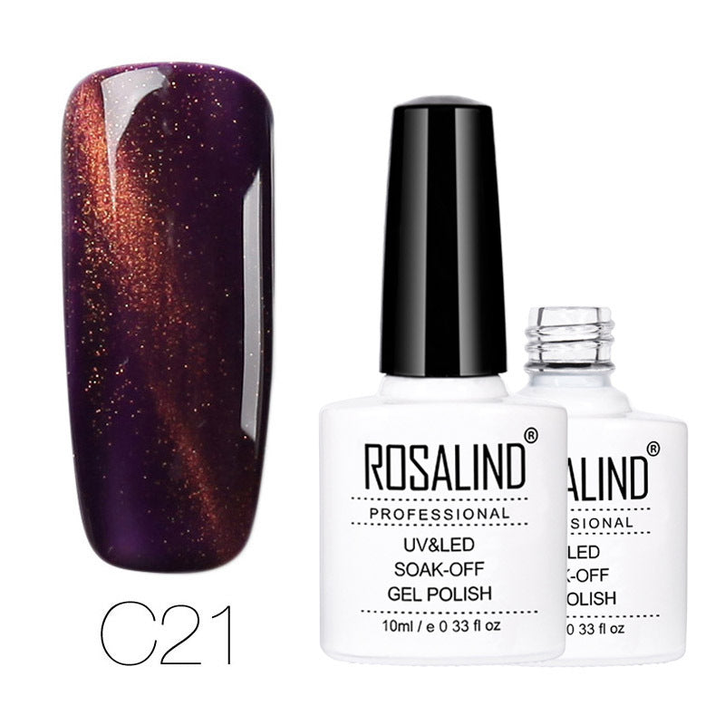 Vernis Semi-Permanent Cat Eye Violet Royal - vernis cat eyes magnétique Nolivia