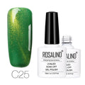 Vernis Semi-Permanent Cat Eye Vert Prairie - vernis cat eyes magnétique Nolivia