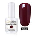 Vernis Semi-Permanent Bordeaux Sombre – GelCharm #1330 - vernis semi-permanent Nolivia