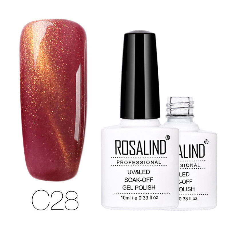 Vernis Semi-Permanent Cat Eye Rouge Cerise - vernis cat eyes magnétique Nolivia