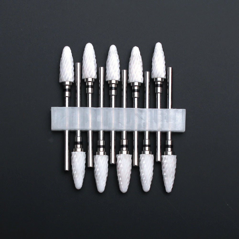 Set 10 embouts Céramique — Ponceuse Électrique Ongles - vue 2 - ponceuse à ongles électrique Nolivia