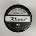 Gel UV Klana Builder Gel – White #02 (60g) - gel UV ongles Nolivia