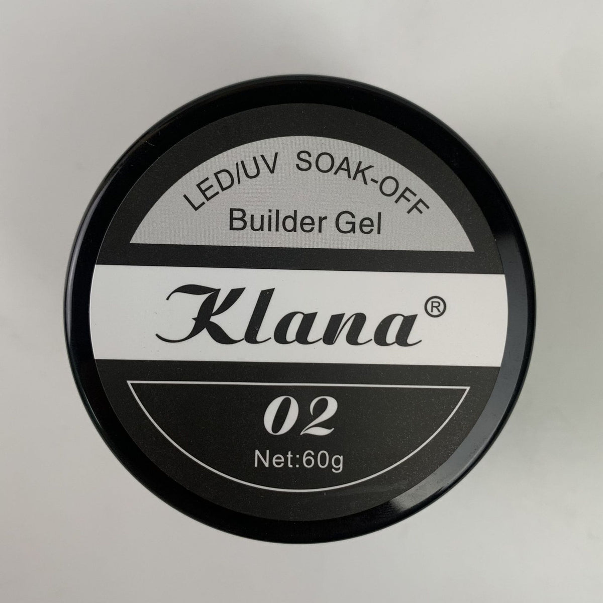 Gel UV Klana Builder Gel – White #02 (60g) - gel UV ongles Nolivia