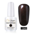 Vernis Semi-Permanent Marron Chocolat Scintillant #1340 - vernis semi-permanent Nolivia