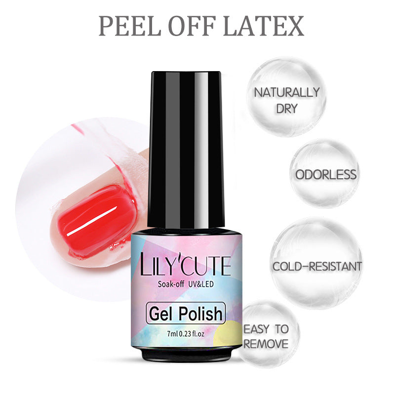 Retrait du film peel off après la pose du vernis