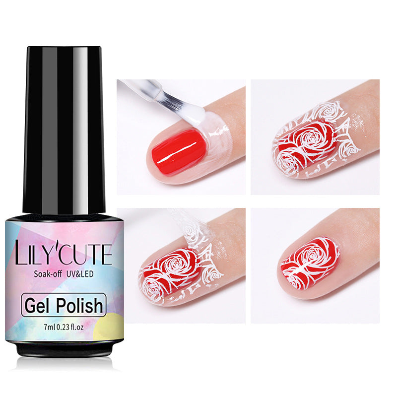 Flacon de liquide peel off avec son pinceau