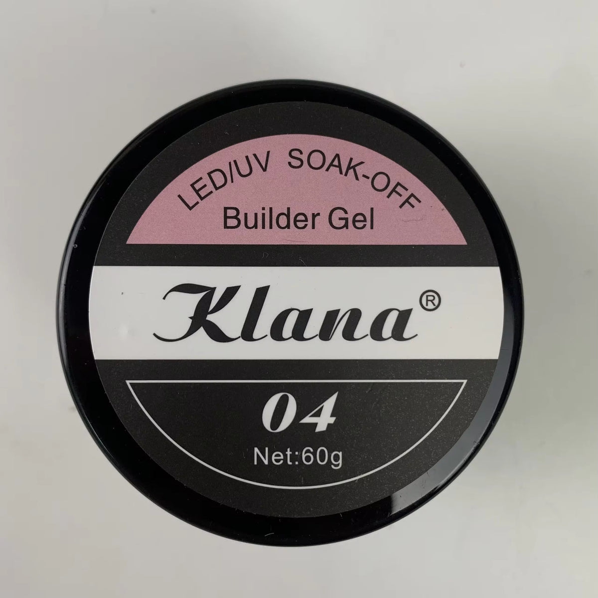 Gel UV Klana Builder Gel – Nude Pink #04 (60g) - gel UV ongles Nolivia