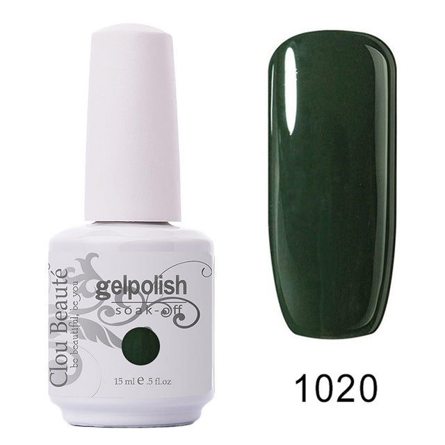 Vernis Semi-Permanent Vert Sapin #1020 - vernis semi-permanent Nolivia