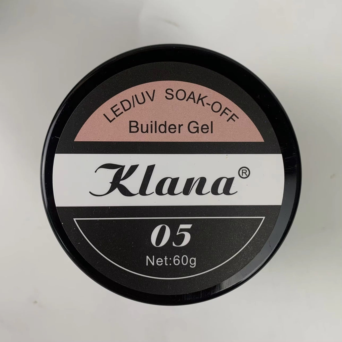 Gel UV Klana Builder Gel – Cover Pink #05 (60g) - gel UV ongles Nolivia
