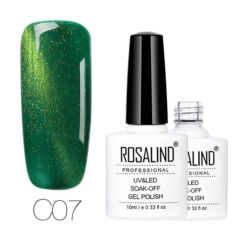 Vernis Semi-Permanent Cat Eye Vert Vif - vernis cat eyes magnétique Nolivia