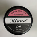 Gel UV Klana Builder Gel – Rose Fuchsia #09 (60g) - gel UV ongles Nolivia