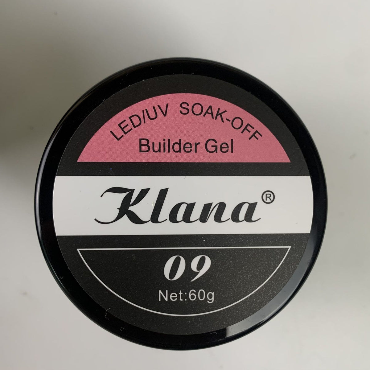Gel UV Klana Builder Gel – Rose Fuchsia #09 (60g) - gel UV ongles Nolivia