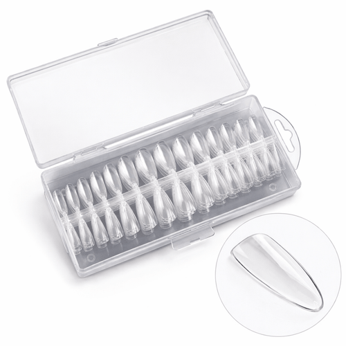 Capsules Américaines Amande 240 pcs - Faux Ongles Élégants - capsules faux ongles Nolivia