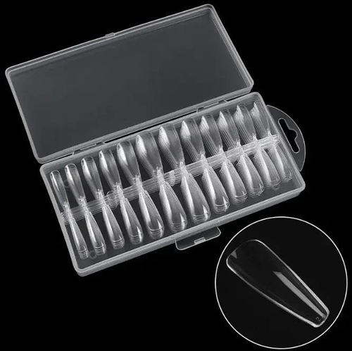 Capsules Américaines Coffin 240 pcs - Faux Ongles Pose - capsules faux ongles Nolivia