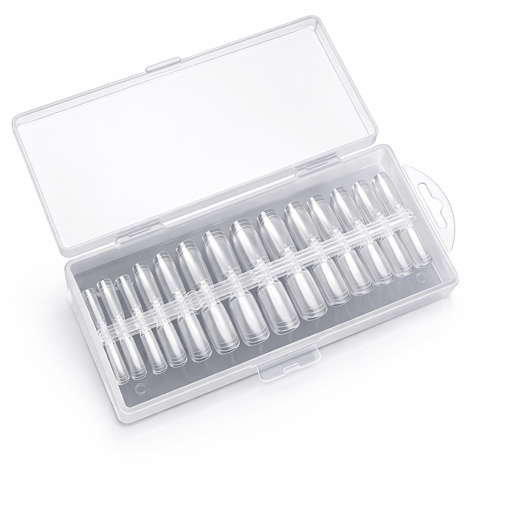 Capsules Américaines Square 240 pcs - Faux Ongles Carrés - capsules faux ongles Nolivia