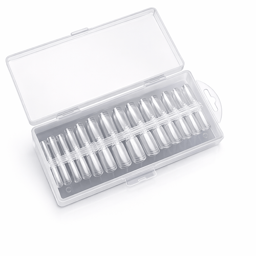 Capsules Américaines Square 240 pcs - Faux Ongles Carrés - capsules faux ongles Nolivia