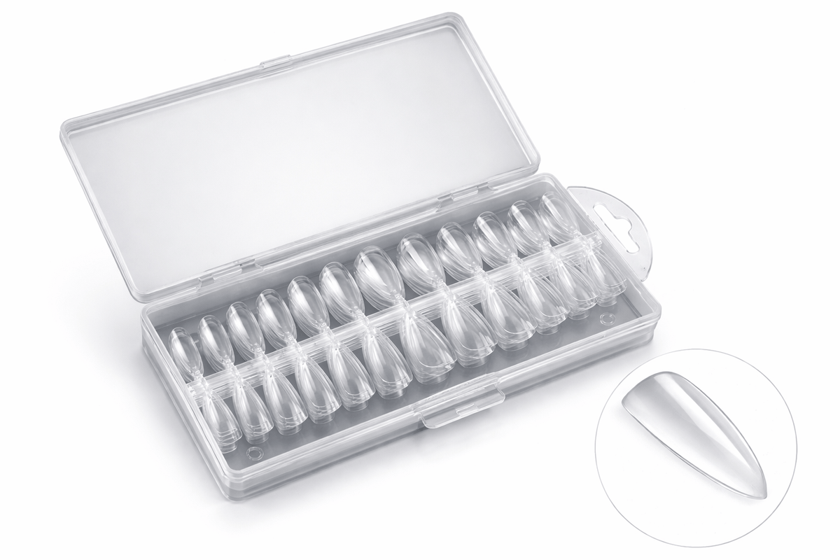 Capsules Américaines stiletto 240 pcs - Faux Ongles Pointus - capsules faux ongles Nolivia