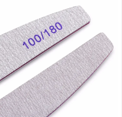 Lot de 5 Limes à Ongles 100/180 - vue 2 - lime à ongles manucure Nolivia