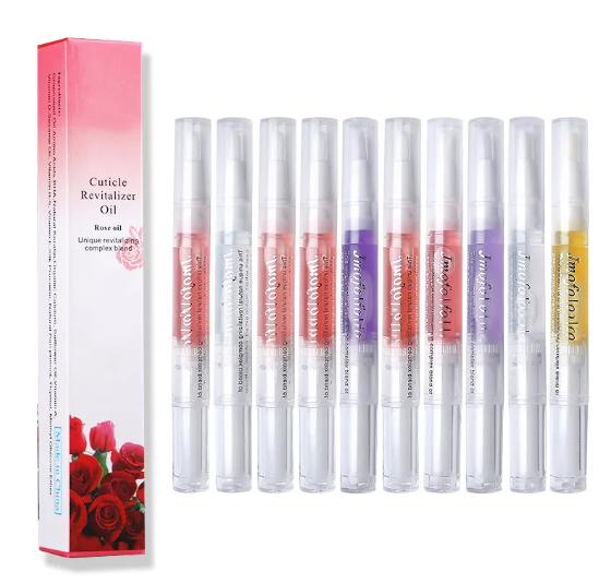 Stylo huile à cuticules Nolivia, embout pinceau pour ongles