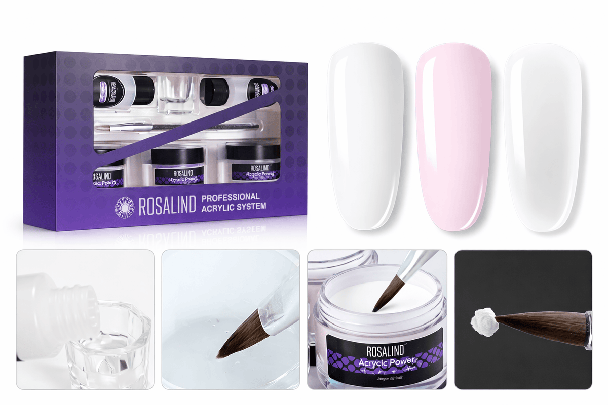 Kit Ongles Acrylique Complet ROSALIND - Extension Pro - vue 3 - kit manucure complet Nolivia