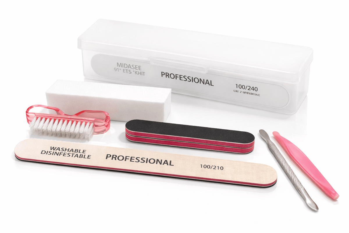 Kit Préparation Ongles Professionnel - Outils Manucure - kit manucure complet Nolivia